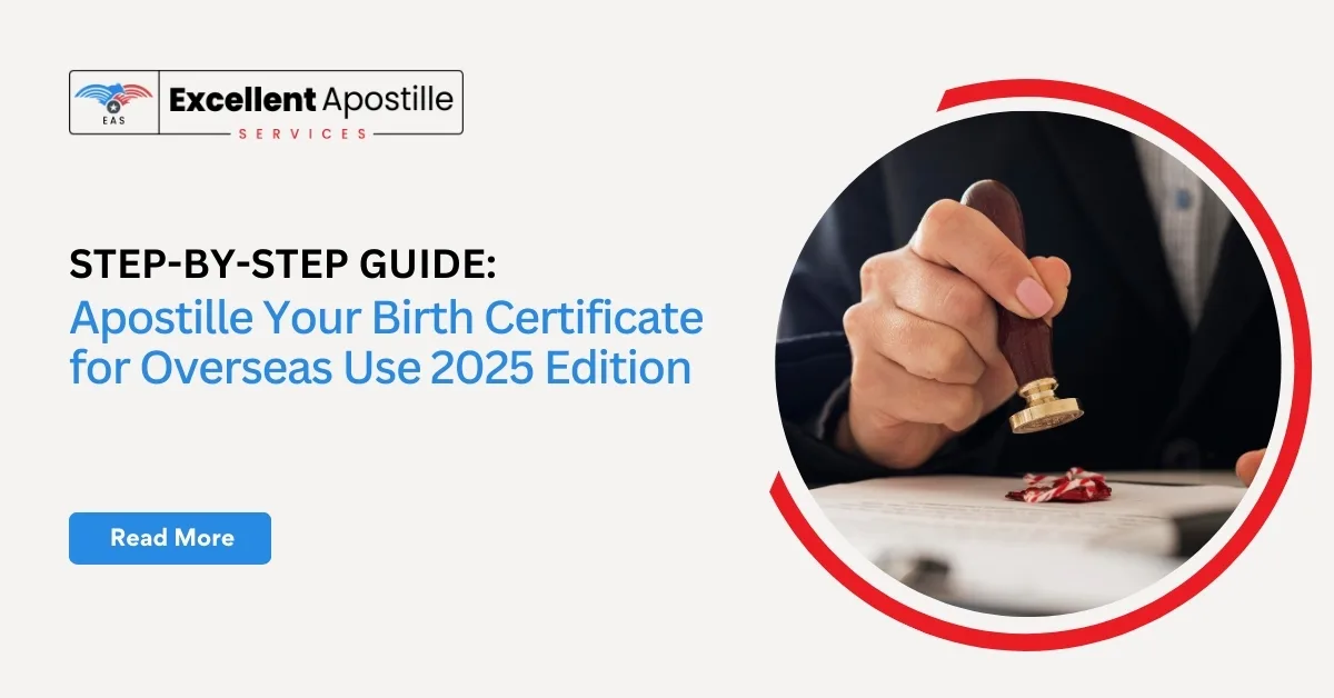 Step-by-Step Guide Apostille Your Birth Certificate for Overseas Use 2025 Edition